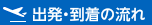 出発・到着の流れ